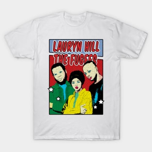 Lauryn Hill and The fugees Pop Art Comic Style T-Shirt